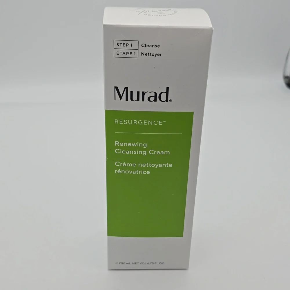 Murad NIB Resurgence Renewing Face Cleansing Cream Bonus Size 6.75 oz